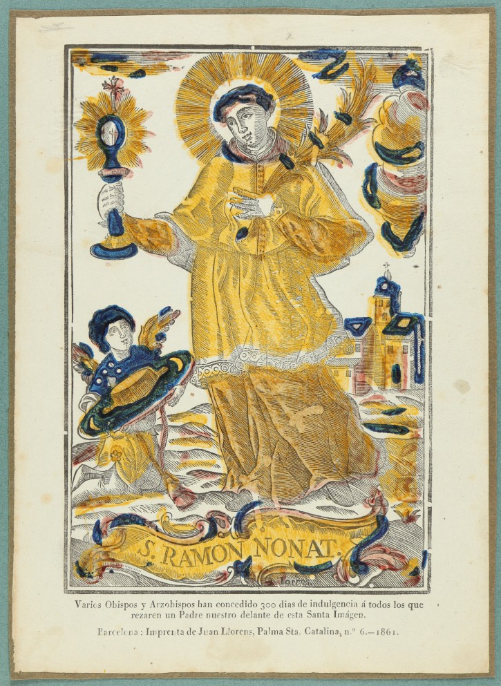 S. Ramon Nonat. Llorens, Joan. 1861. Precio: 100€