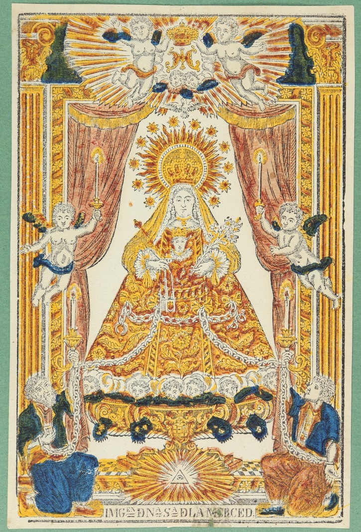 Imgen. de Na. Sa. de la Merced (image of Our Lady of Mercy). . . Precio: 200€