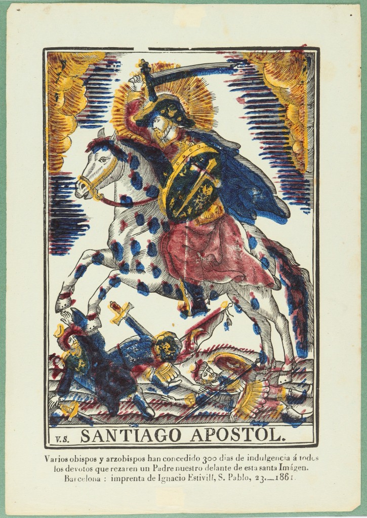Santiago Apostol (Saint James the Apostle). V. Serra - Estivill, Ignacio (activo 1816-1852). . Precio: 200€