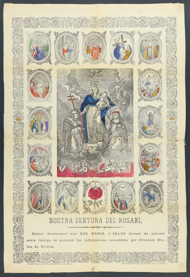 Nostra Senyora del Rosari (Our Lady of the Rosary). Llach, M.. . Precio: 100€