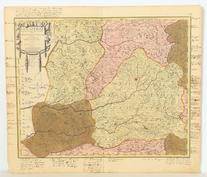 La Castille. Propre ou Vieille et la Nouvelle; avec l'Estremadure Castillane. Visscher, Nicolaes (1618-1679). . Precio: 350€