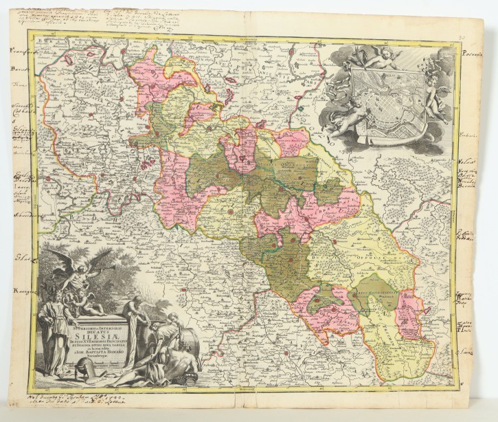 Superioris et Inferioris Ducatus Silesia In Suos XVII Minores Principatus et Dominia Divisi Nova Tabula. Homann, Johann Baptist (1664-1724). . Precio: 200€