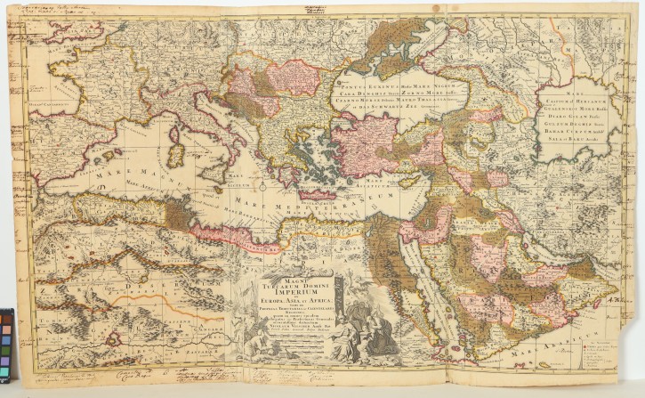 Magni Turcarum Domini Imperium in Europa, Asia, et Africa; tam in Proprias, Tributarias, ac Clientelares Regiones. Visscher, Nicolaes (1618-1679). . Precio: 450€