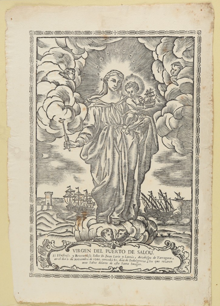 Virgen del Puerto de Salou (Virgin of the Port of Salou). . 1766. Precio: 250€