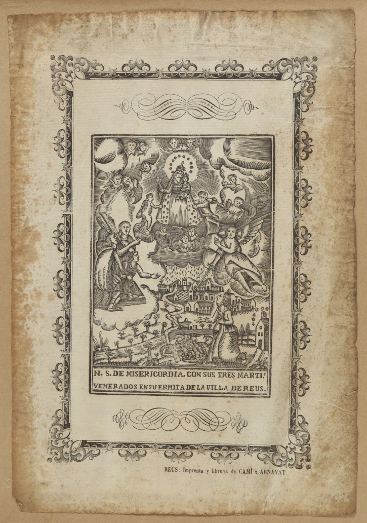 N. S. de Misericordia, con sus tres martires.. Camí y Arnavat. . Precio: 200€