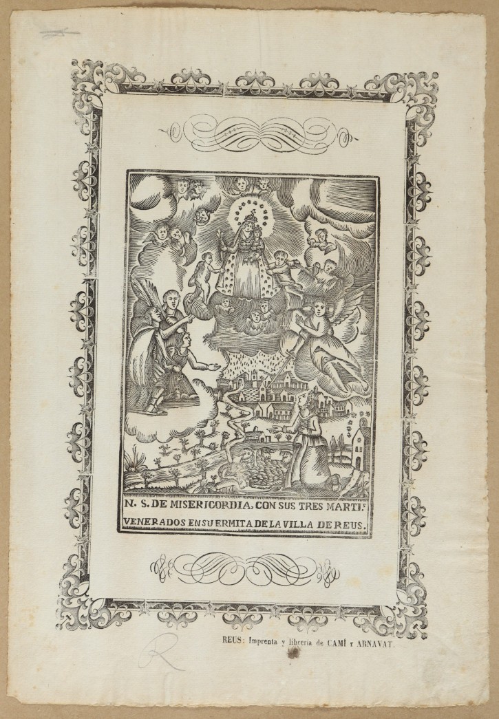N. S. de Misericordia, con sus tres Martires.. Camí y Arnavat. . Precio: 200€