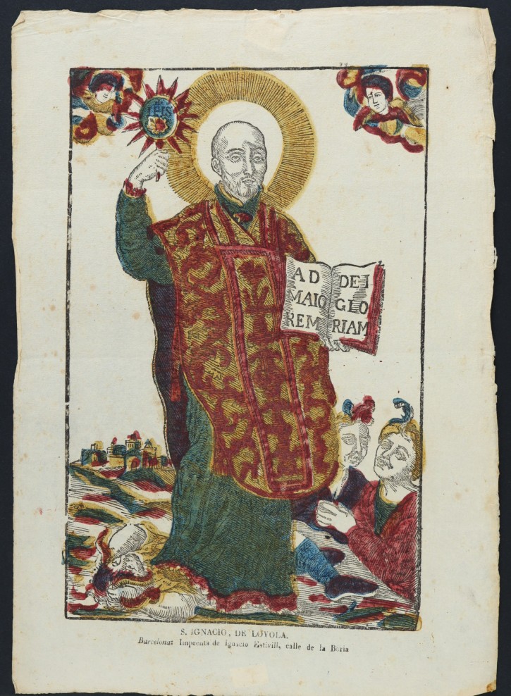 S. Ignacio de Loyola. Estivill, Ignacio (activo 1816-1852). . Precio: 200€