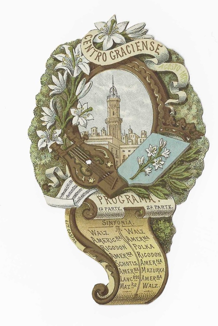 Centro graciense. Agosto 1879. . . Precio: 15€