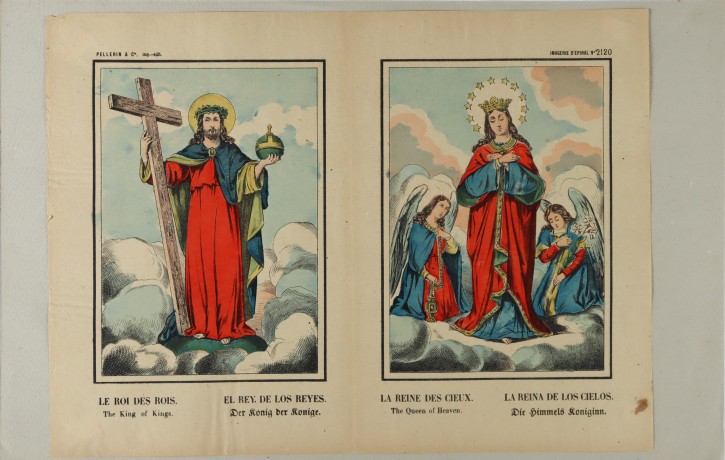 Le Roi des Rois et La Reine des Cieux (The King of Kings and the Queen of Heaven). Pellerin, Jean Charles (1756-1836). . Precio: 100€