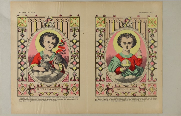 Le Petit St. Jean-Baptiste et Sauveur du Monde (The Little Saint John the Baptist and The Savior of the World). Pellerin, Jean Charles (1756-1836). . Precio: 100€