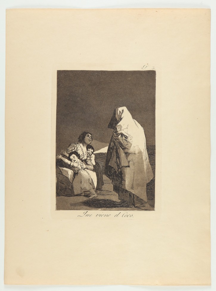 Que viene el Coco. Goya Lucientes, Francisco de (1746-1828). 1937. Precio: 600€