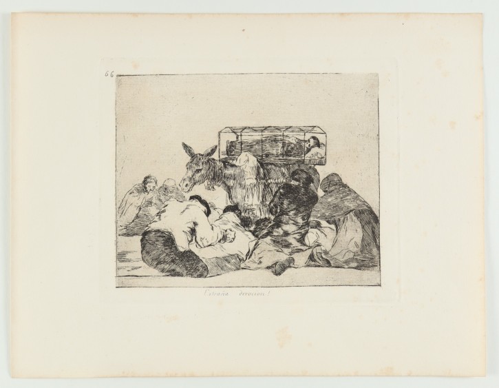 Extraña devoción!. Goya Lucientes, Francisco de (1746-1828) - Calcografía Nacional. 1903. Precio: 600€