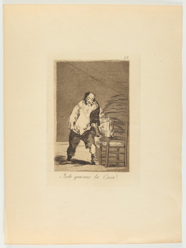 Y se le quema la Casa. Goya Lucientes, Francisco de (1746-1828). 1937. Precio: 600€