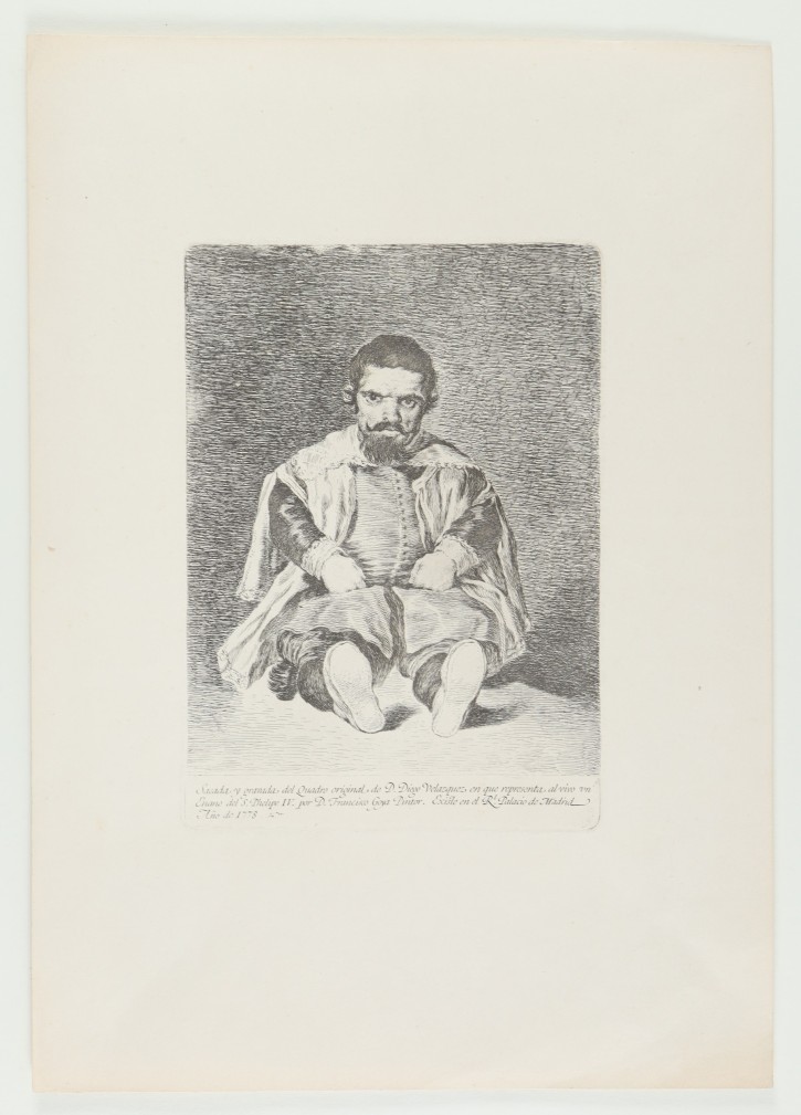 Un enano. Goya Lucientes, Francisco de (1746-1828). 1820-1868. Precio: 1200€