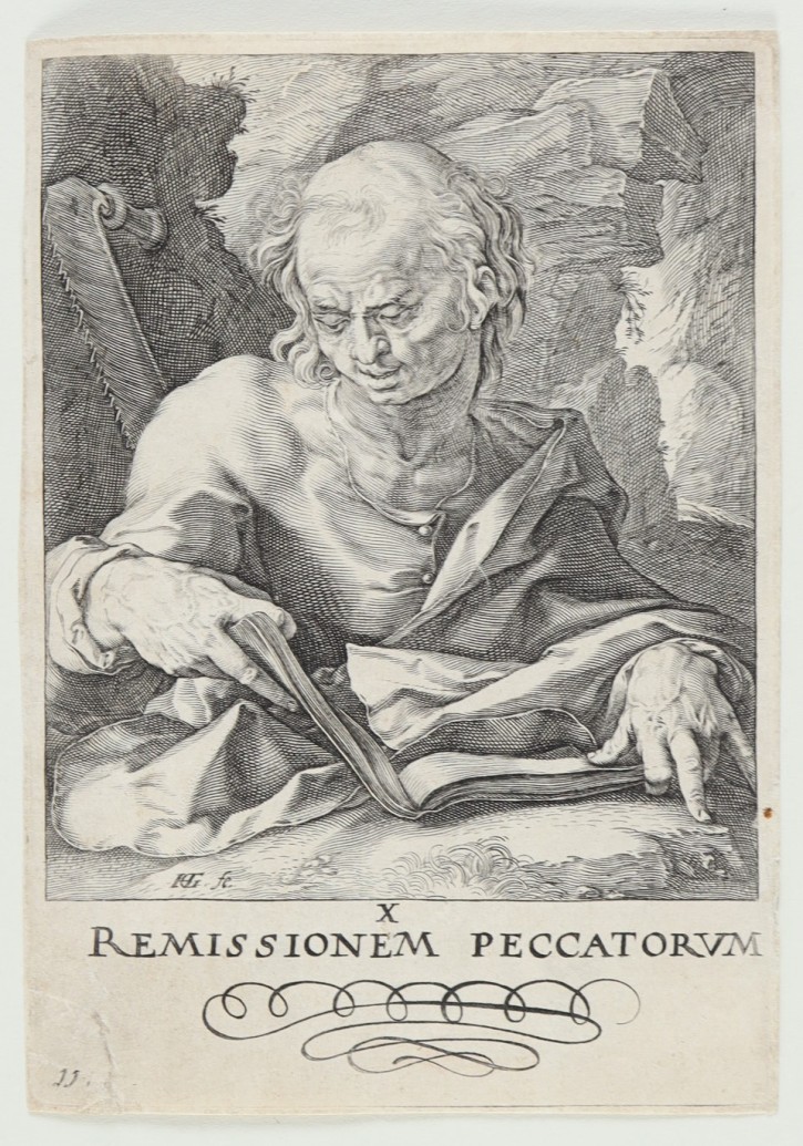 Saint Simon. Goltzius, Hendrick (1558-1617). . Precio: 700€