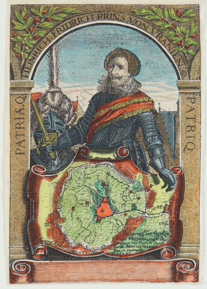 Heinrich Fridrich Prins Von Vranien. . 1629. Precio: 400€