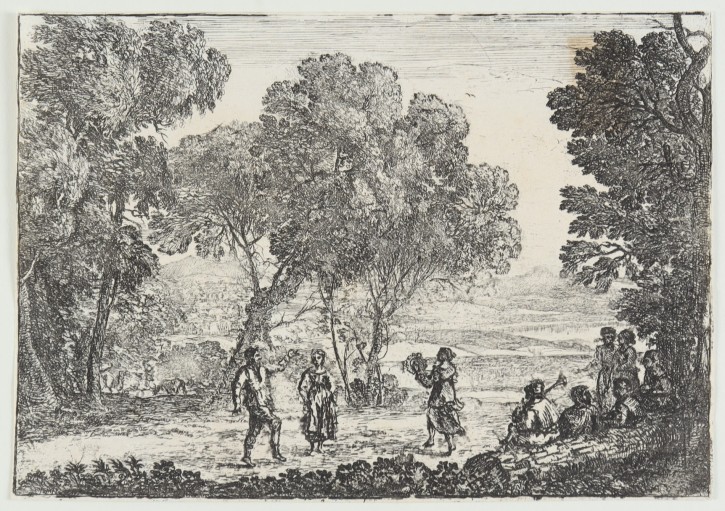 La Danse sous l'Arbre. Lorrain, Claude (1600-1682). 1637. Precio: 450€