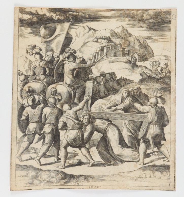 Escena de Pasión de Cristo. . 1532. Precio: 500€