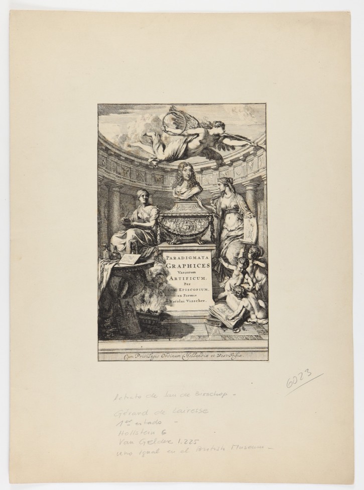Retrato de Jan de Bisschop. Visscher, Nicolaes (1618-1679). 1671. Precio: 300€