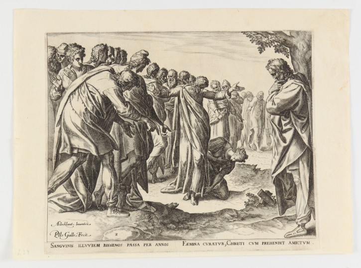 Two prints representing evangelical scenes. Galle, Phillipe (1537-1612). 1577-1579. Precio: 700€