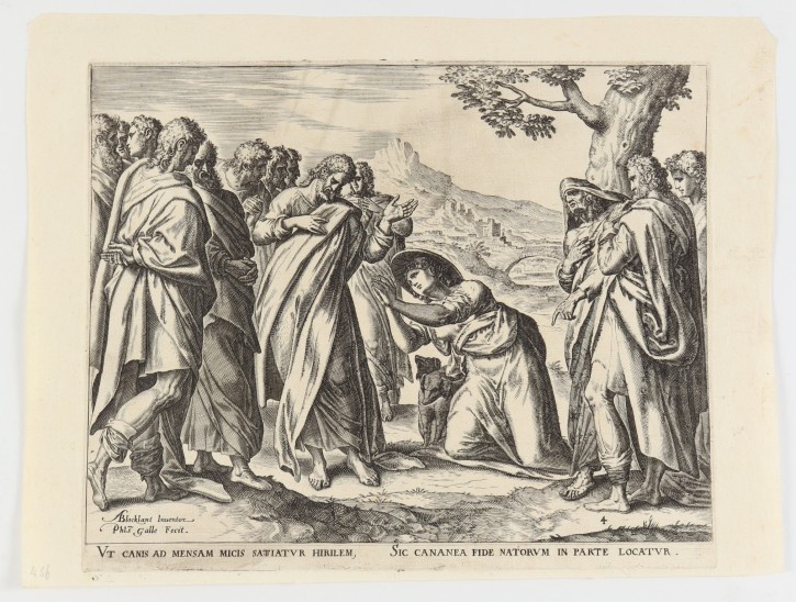 Two prints representing evangelical scenes. Galle, Phillipe (1537-1612). 1577-1579. Precio: 700€
