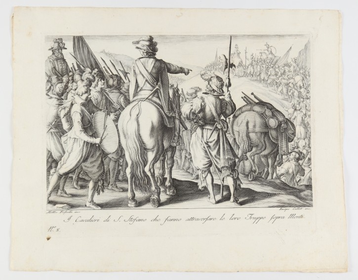 Serie de 4 estampas de vida de Fernando I de Medici. Callot, Jacques (1592-1635). 1614-1620. Precio: 1500€