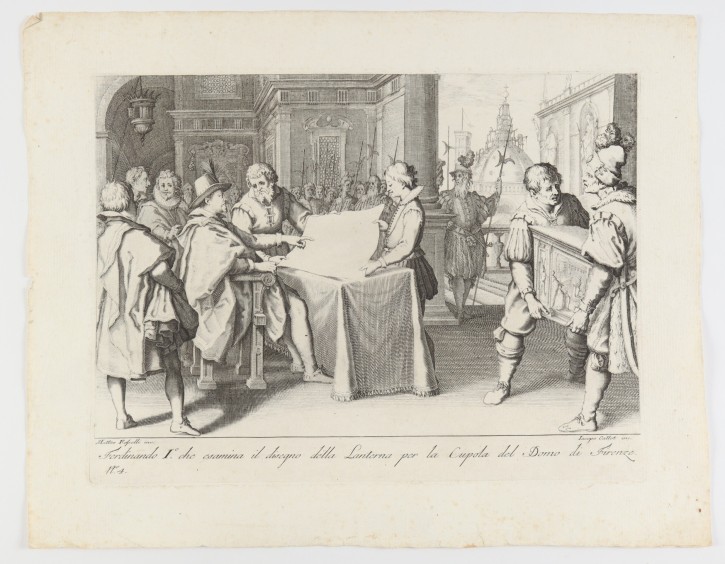 Serie de 4 estampas de vida de Fernando I de Medici. Callot, Jacques (1592-1635). 1614-1620. Precio: 1500€