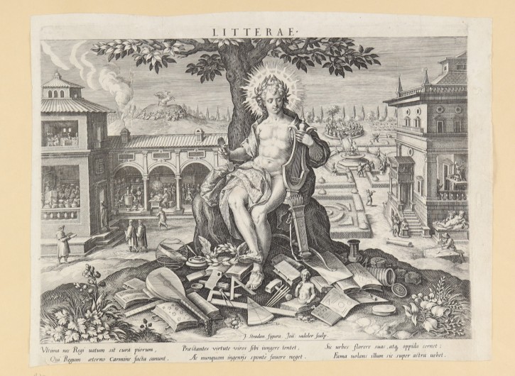 Litterae. Sadeler, Raphaël (1560/1561-1628/1632)​ - Stradanus, Joannes (1523-1605). 1597. Precio: 400€
