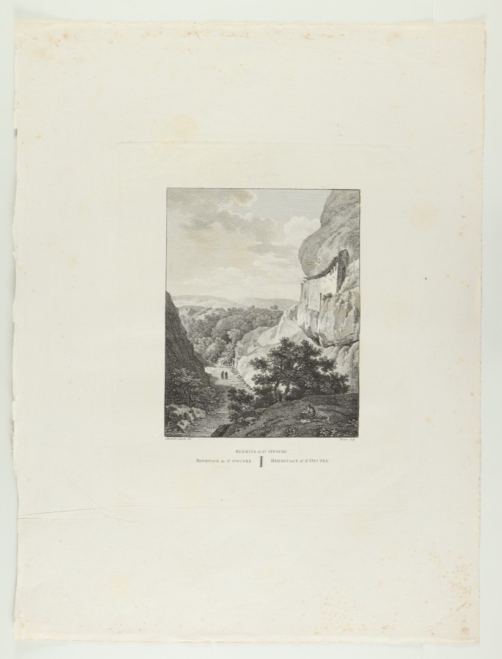 Hermita de San Onofre. Fortier, Claude (1775-1835) - Laborde, Alexandre de (1773-1842). 1806. Precio: 120€